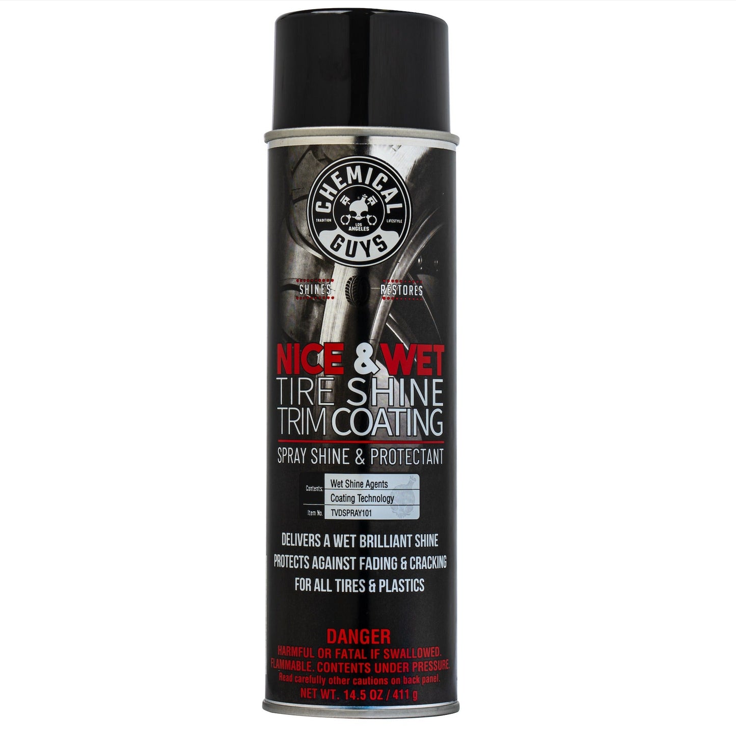 Nice and Wet Tire Shine Trim Coating Spray