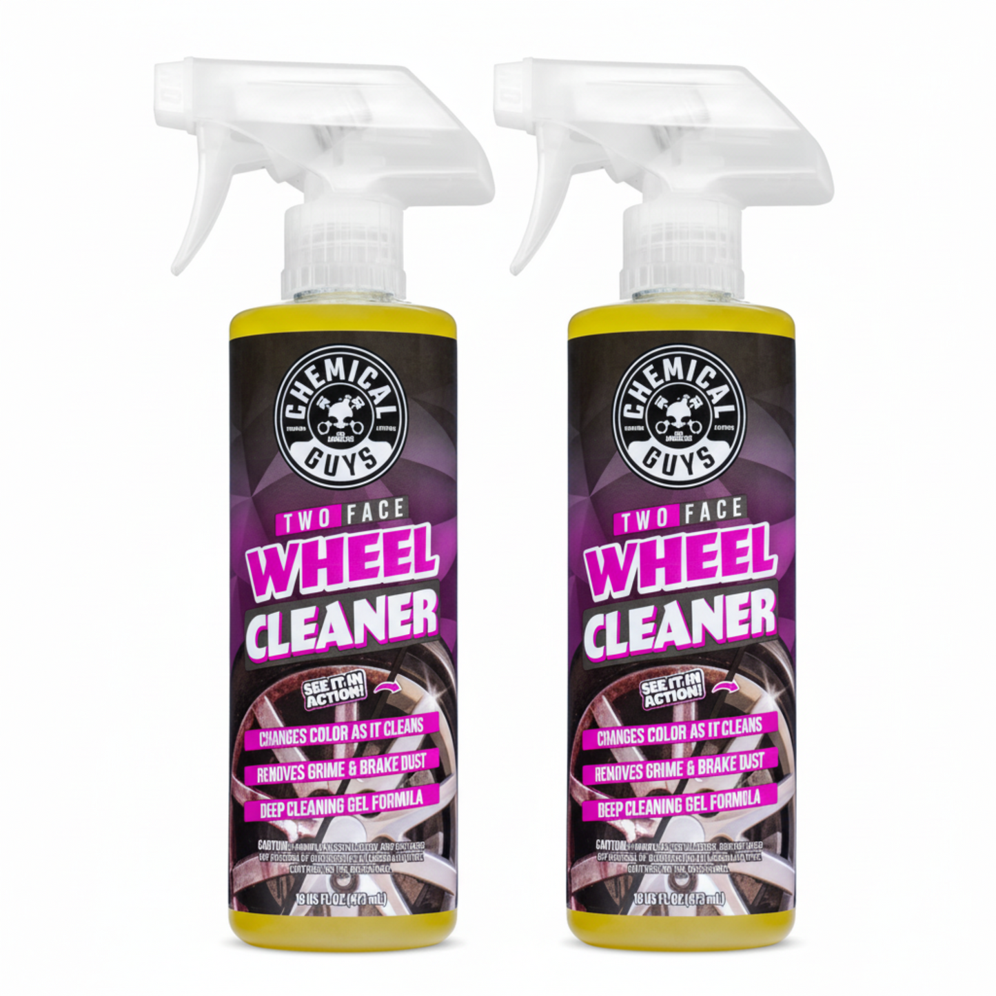 Two Face Color Changing Wheel Cleaner (2-Pack)