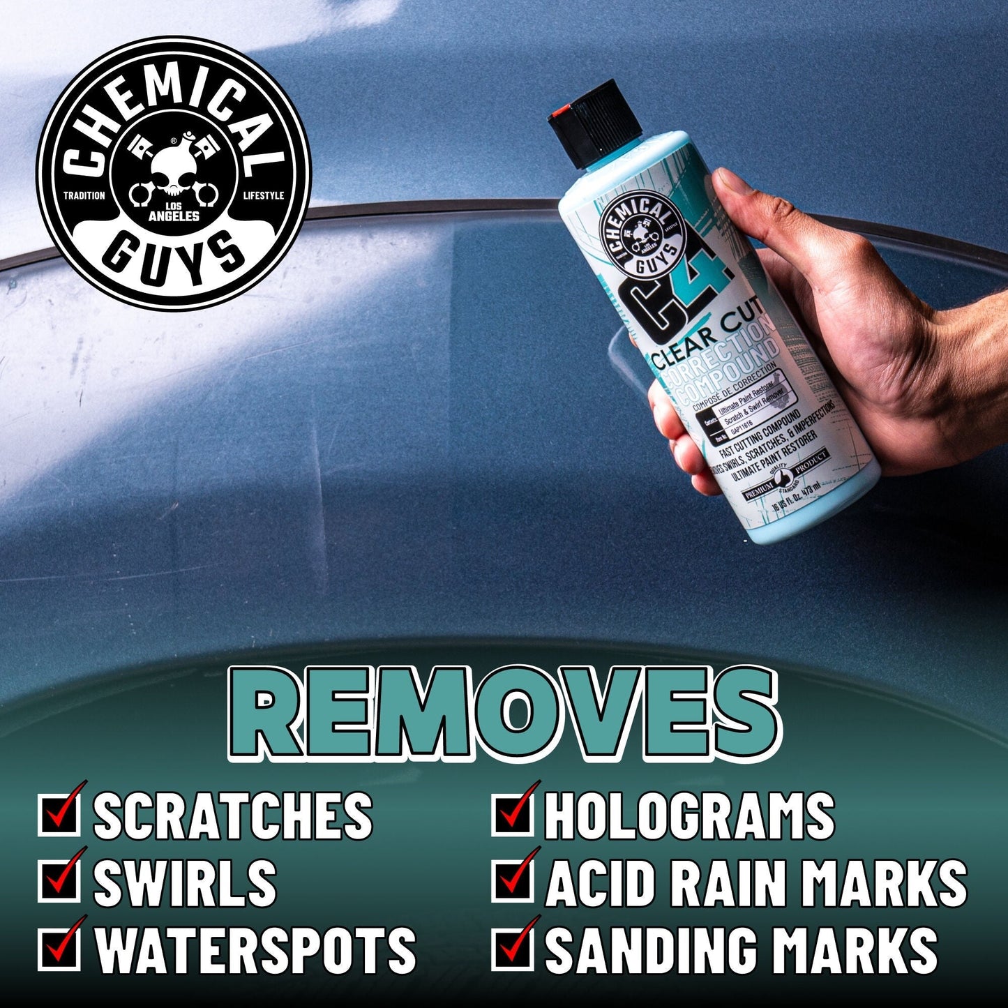 C4 Clear Cut Correction Compound (2-Pack)