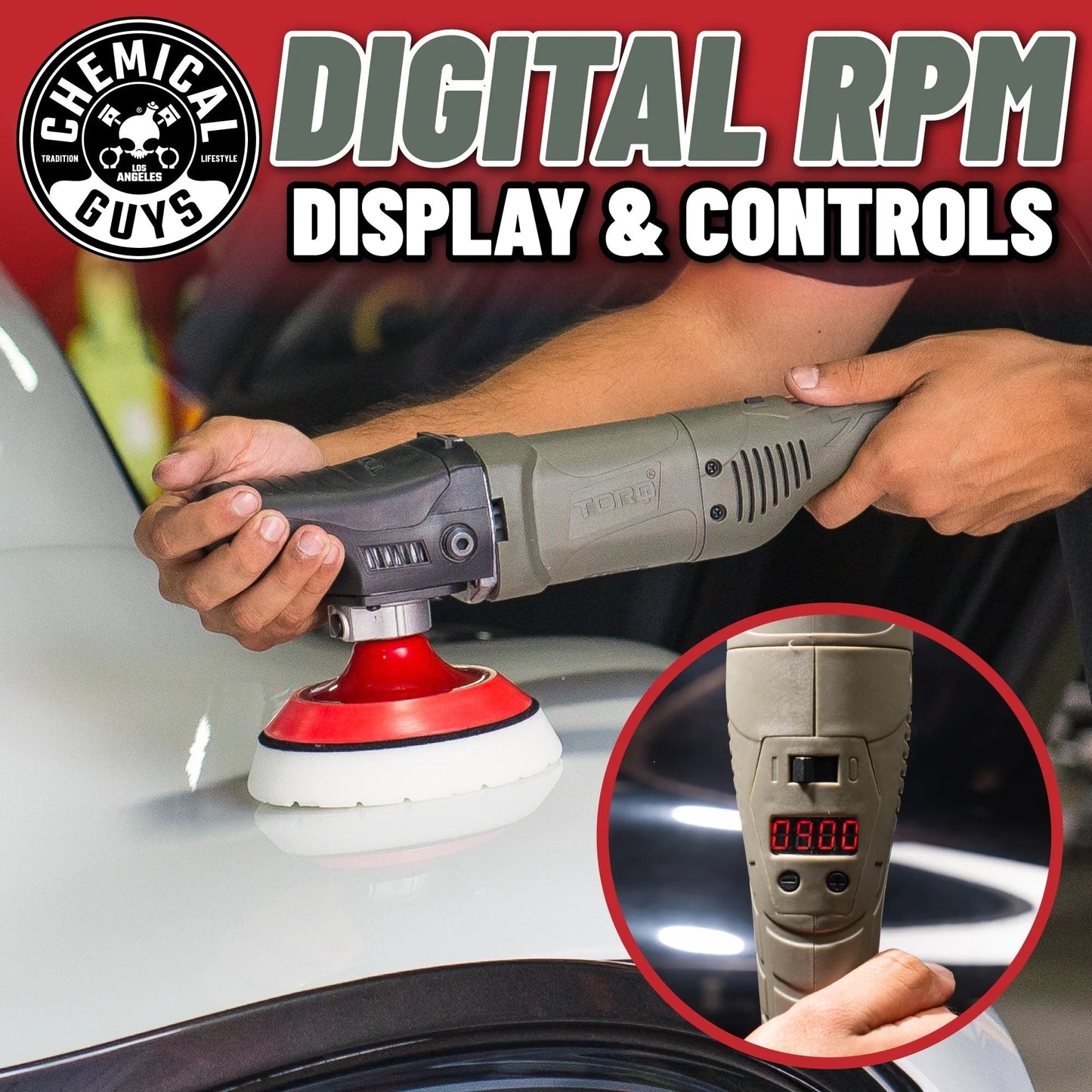 Restoration Use 2 Step TORQ R Rotary Polisher Kit
