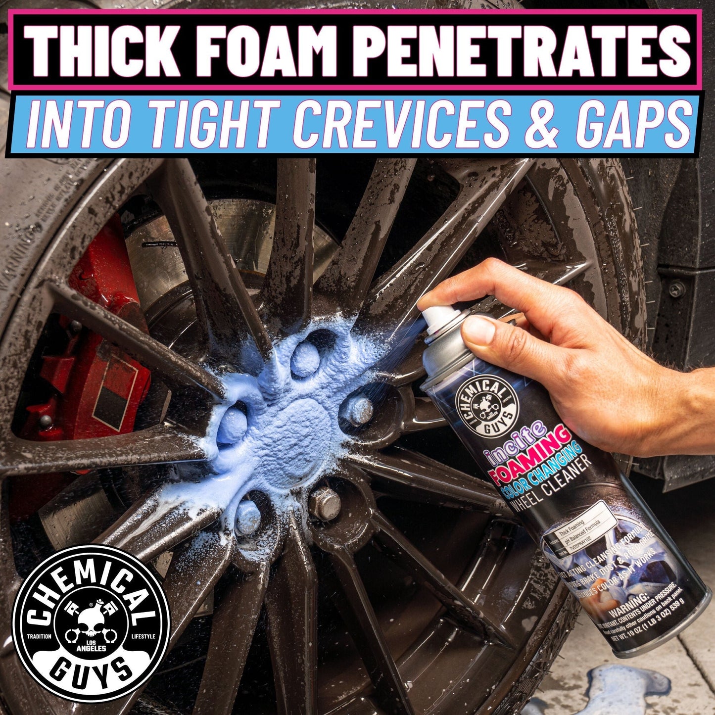 Incite Foaming Wheel Cleaner (2-Pack)