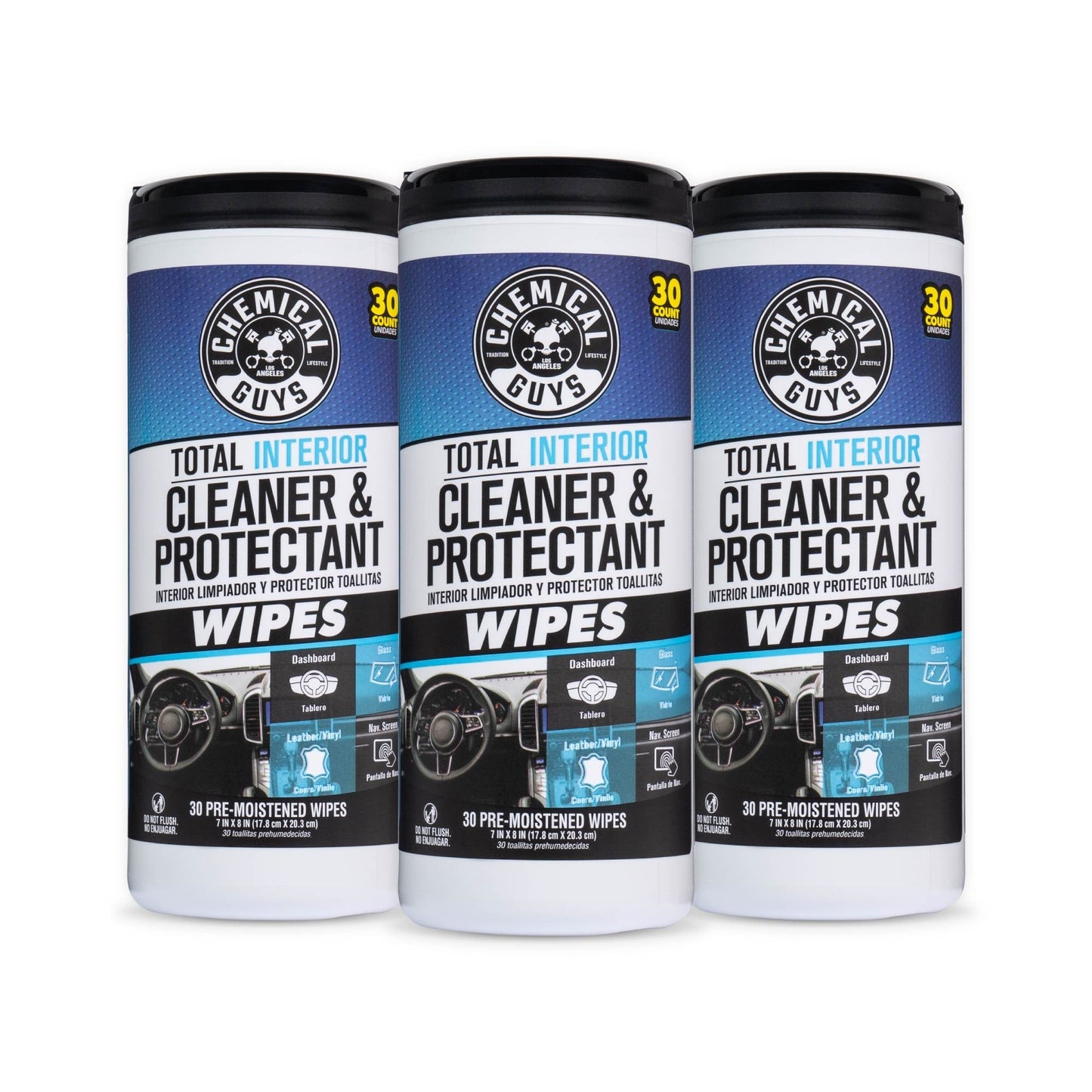 Total Interior Wipes 3-Pack Kit