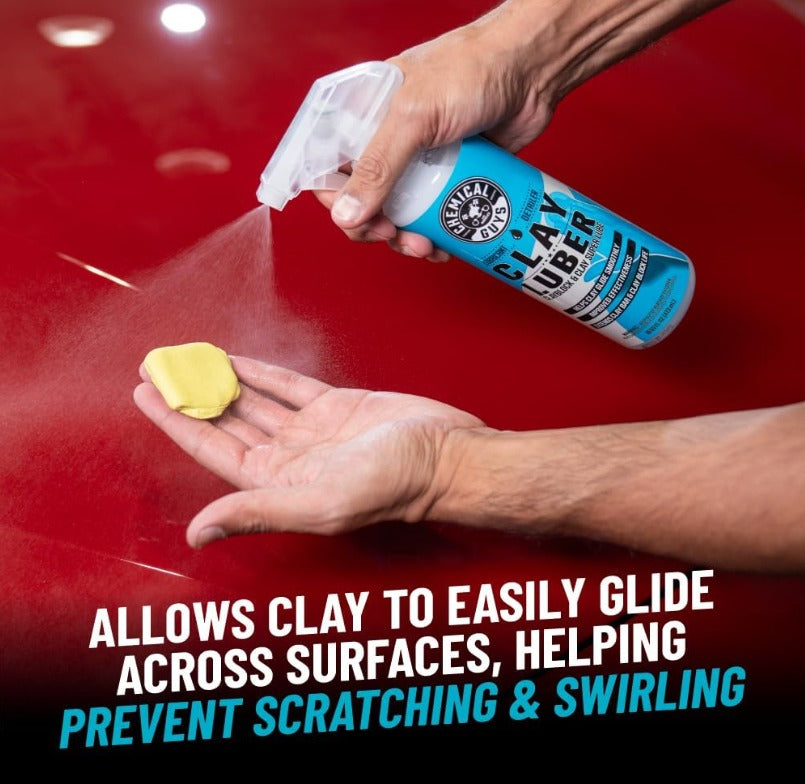 Medium Duty Clay Bar & Luber Synthetic Lubricant Kit Bundle