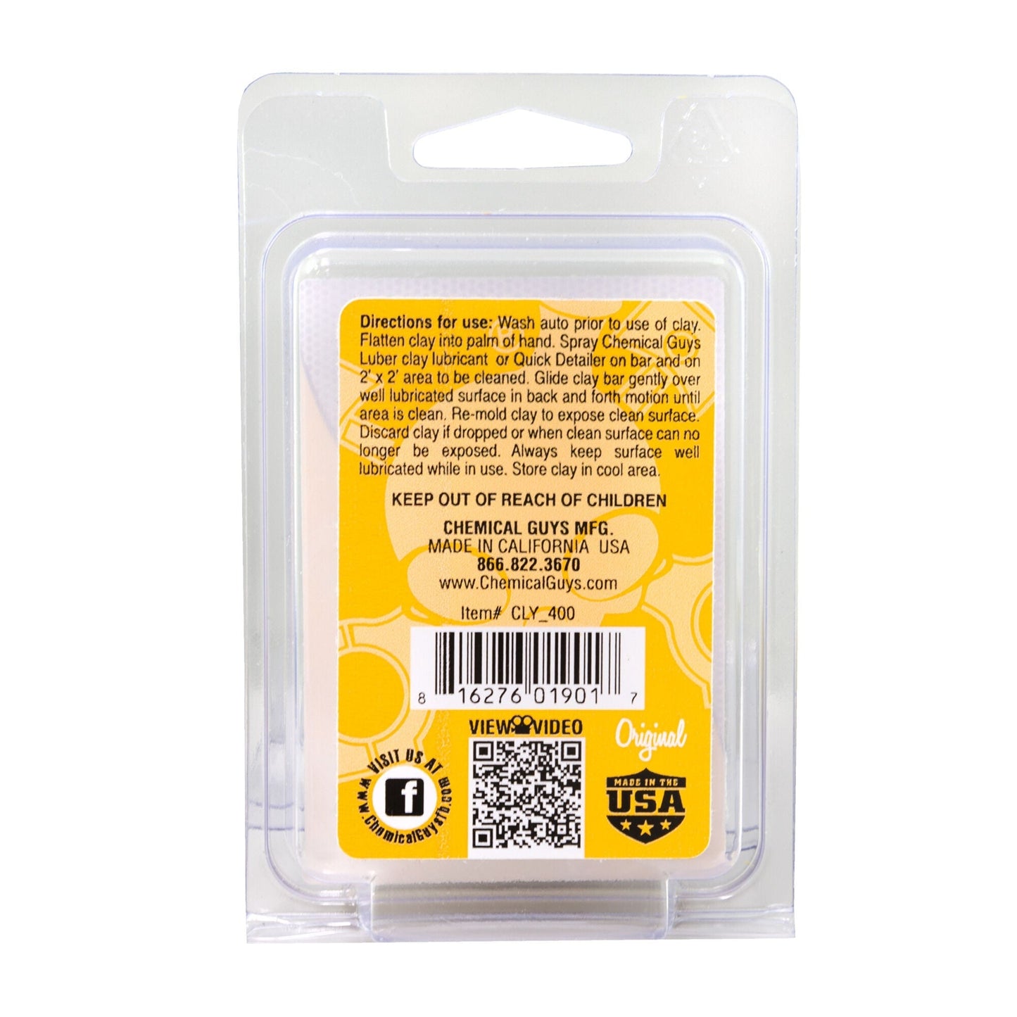 OG Clay Bar (Light/Medium Duty, Yellow)
